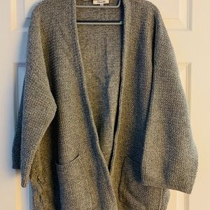 Madewell Oversize Open Front Cardigan, Size M